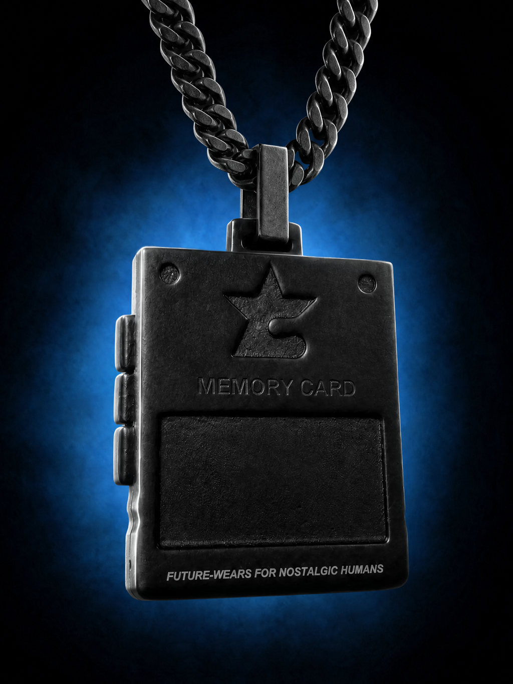 Memory Card Necklace (Black)