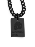 Memento Mori Necklace (Black)