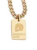 Memento Mori Necklace (Gold)