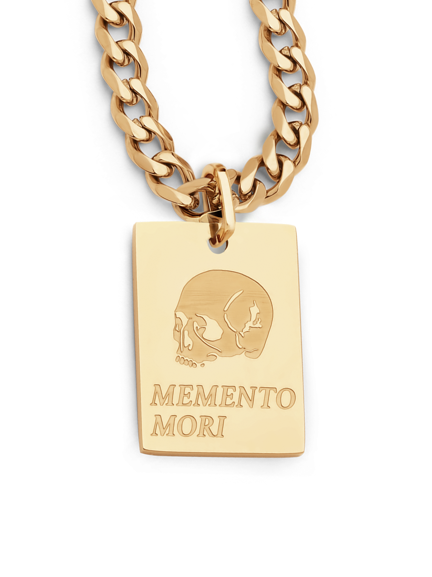 Memento Mori Necklace (Gold)